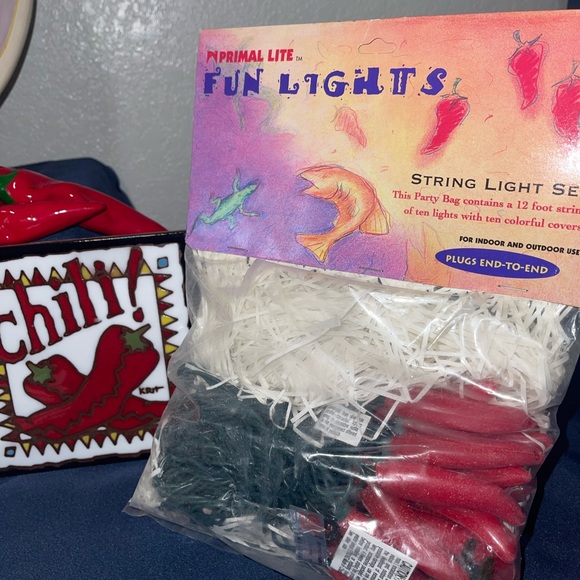 Huge Lot Vintage Chilli Pepper Kitchen Home Decor - Picture 3 of 11